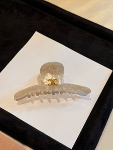 French Ol ◆ New Arrival Acetate Fancy Elegance Shark Clip Hair Accessories Updo Princess Hairstyle Small Size Semi-Scratch Clip for Women