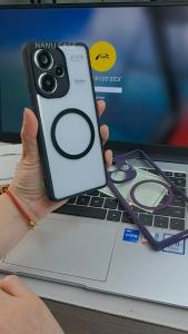 NANU สำหรับ Infinix GT 30 Pro 5G เคสโทรศัพท์กันกระแทก MagSafe เคสโปร่งใสฝาปิดอะคริลิคป้องกันเลนส์กล้องเคสโทรศัพท์แบบบางบาง