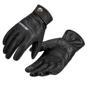 MOTOWOLF | Leather Retro Breathable Anti-fall Full Finger Riding Gloves