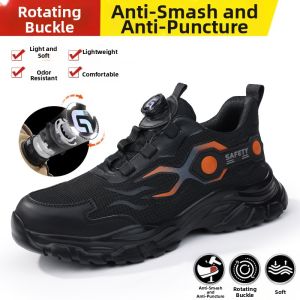 GUYISA | Lightweight Impact-Resistant Puncture-Proof Durable Insulating Steel-Toe Work Safety Shoes