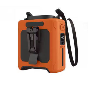 20000MAh Di Động Eo Quạt Có Đèn LED Chiếu Sáng USB Đa Năng Làm Mát Mùa Hè Gió Mạnh Nhôm Ngoài Trời Dụng Cụ