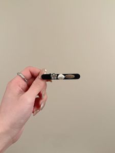 Elegant Baroque Pearl Side Hair Clip Womens New 2023 Back Hair Duckbill Clip Fresh out Alloy Silver Gold Original Design