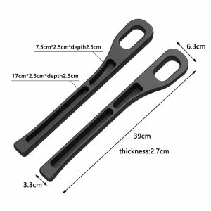 2 Pack Car Seat Gap Filler Storage Bags BYD Seagull Destroyer dolphin atto3 E2 E3 S1 Universal Fabric Storage Bags with Leak-Proof Trim Side Slot Stoppers