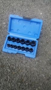 13pcs Impact Bolt Nut Removal Extractor Socket Tool Set Damaged Nut Bolt Remover 3/8"Bolt Remover Tool Set