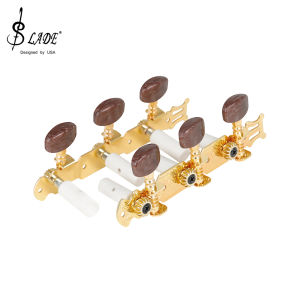 Classical Guitar Tuner Tuning Machine Heads Keys Pegs Golden 6 String Guitar Tuning Pegs 3L3R Classic Guitar Parts & Accessory