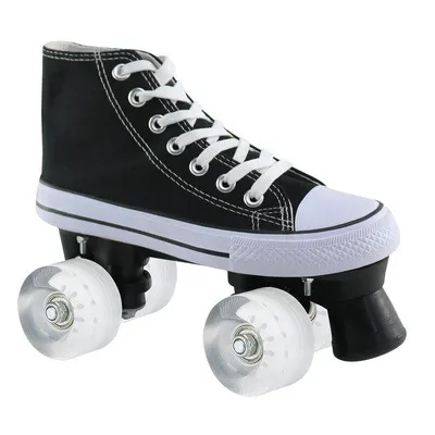 LIWAN | Summer Breathable Adult Roller Skates Flashing 4 Wheels