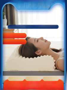 Natural Rubber Latex Pillow Royalvip Neck Support Adult Bedding Cushion Thai Production 2022 Summer Single Person Use