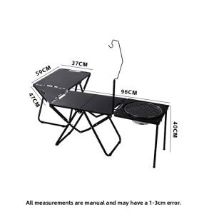 MOLORE | Quick Folding Lightweight Carbon Steel Outdoor Camping Table