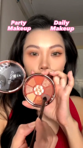 O.TWO.O Love Color Mark Nine Color Eyeshadow Palette Earth Eyeshadow Palette