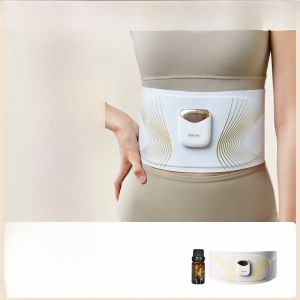 Techlove Waist Massager Efficient Body Shaping Sweat Inducing Sports Waist Belt Effective Abdomen Fitness Electric Waist Band