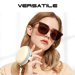 แว่นตากันแดดผู้หญิงพับ แฟชั่นผู้ชาย ชายหาดย้อนยุคเกาหลี ป้องกันรังสีอัลตรา วิวโอเลต (มีกล่อง)