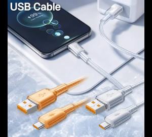 120W USB To Type C Data Cable 100/150/200cm Data Sync Fast Charging USB C Cable For Samsung Xiaomi For Huawei Type-c