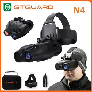 Kính Nhìn Đêm Kỹ Thuật Số 5X Gắn Trên Đầu Di Động Thiết Bị Nhìn Đêm Hồng Ngoại Dùng Cho Săn Bắn Ngoài Trời Quan Sát Chim
