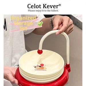 Cute Food-Grade Household Trash Tray Set