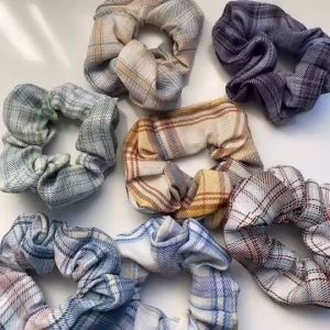 Trusnus กิ๊บติดผม เจเค ผูกผมที่คาดผมลายสก๊อตสไตล์ญี่ปุ่น