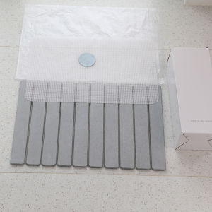 Foldable Silicon Dendroid Bath Mat Bathroom Anti-Slip Door Mat Quick Dry Foot Pad Home Use Silicon Dendroid Pad for Bathroom