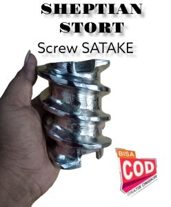 SCREW SATAKE SB10D 3 ULIR CROM MESIN SELEPAN PENGILINGAN PADI BERAS