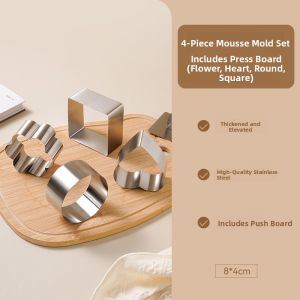 MAGIC KITCHEN | Heart-Shaped Mold for Blueberry Yam Dessert Mousses Puddings and Watermelon Shapes