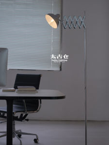 Retro LOFT Industrial Wind Retractable Foldable Long Swing Arm Floor Lamp Bedroom Study Designer Reading Light Ambience Light