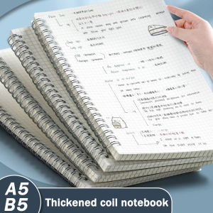 Hami Spring Notebook A5/B5 Thickening Coil Notebook Spiral Notebook Line/Blank/Grid 80 Sheets