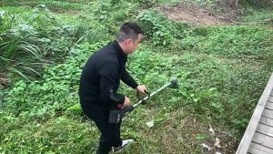 Electric Cordless Lawn Mower Blades Lightweight Push Grass Weed Trimmer Cutter Battery Powered Garden Power Tools