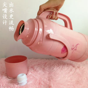 3.2L Thermos Bottle Household Kettle Large Thermos Plastic Thermo Tea Bottle Kettle Student Dormitory 8-Pound Pot