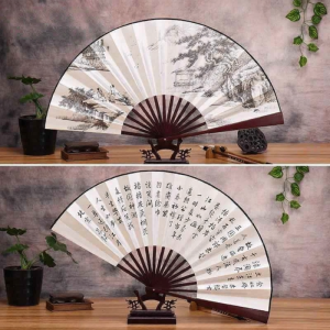 Cool Durable Tear-Resistant Chinese Style Folding Fan