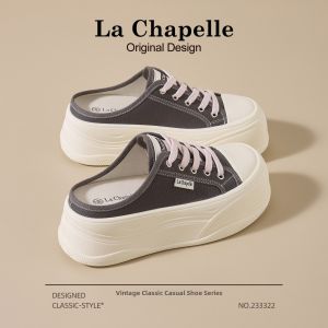 La Chapelle | Yellow Female Summer Fall New Thick Sole Lightweight Casual Canvas Shoes