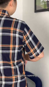 POLICE Kemeja Kotak Twill Regular Fit Pria