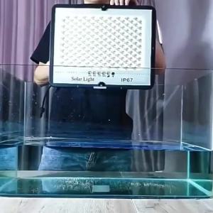 Solar Lamp Outdoor Waterproof Spotlights Solar Lights Remote Control Solar Floodlight Wall Street Garden Lights Sunlight