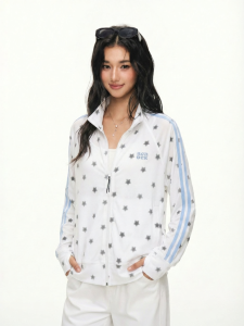 A chock | American Stripe Star Dots Light Fall Blouse