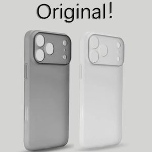 Ultra Thin Breathable Frosted Original Phone Case For iPhone 17 Air 16 15 14 13 Pro Max Plus Hard Plastic Skin Glossy Back Cover
