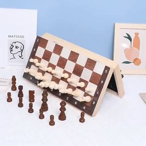 Bộ Cờ Vua Chất Liệu Gỗ Cao Cấp Có Nam Châm Size 29x29cm Rèn Sự Tập Trung Tính kiên Trì Khả Năng Phán Đoán Cho Trẻ - Tiệm Nhà Sóc 2023