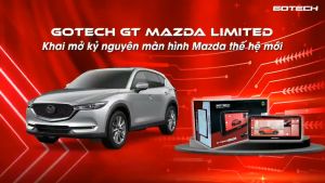 [HÀNG CHÍNH HÃNG]MÀN HÌNH Ô TÔ THÔNG MINH GOTECH GT MAZDA LIMITED.màn hình Android ô tô thiết kế nguyên khối màn hình rộng lên tới 10.25 inch.Tích Hợp GPS Chỉ Đườngra lệnh giọng nóichạy sim 4gphụ kiện oto