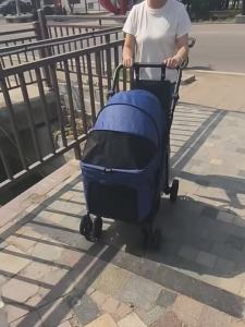 Lightweight Foldable Pet Stroller Large Capacity