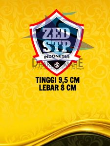 ZED STP Stiker ZED STP INDONESIA Stiker letting 25 Stiker angkatan 25 Stiker polisi