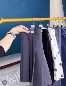 ILU876 Gantungan Penjepit Jemuran Baju Bracket Jepit Topi Kaos Kaki Stainless Serbaguna