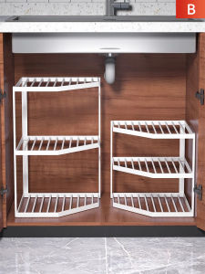 Multi-level Space-saving Kitchen Pot Rack