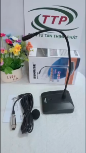 [HÀNG CHÍNH HÃNG]Micro cổ ngỗng hội nghị Sunrise SM-130 Mic dùng tọa đàm họp trực tuyến sử dụng cho phòng họp