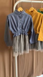 9 Shop Dress Anak Perempuan ROVIETA (TANPA TAS) 2-5 tahun / Dress Anak Murah / Dress Korea / Dress Terbaru / Baju Anak Perempuan / Dress Kekinian