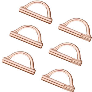 1-4 Cặp Đa Năng Thép Không Gỉ Hình Chữ D Khóa Dây Đeo Đồng Hồ Kết Nối 12/14/16/18/20/22mm Miệng Dẹp Bộ Chuyển Đổi