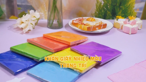 Khăn Giấy Ăn Trang Trí Tiệc Nhiều Màu Sắc - Paper Napkin Multiple Colors For Party Decoration CTDT73
