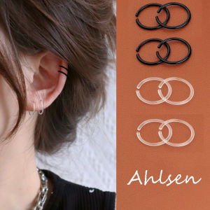 10 cái/bộ phụ nữ vòng nhựa Khuyên tai tròn chống dị ứng nhựa tai nhỏ Bông tai tròn