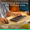 Logitech MK295 Wireless Mouse & Keyboard Combo – SilentTouch Tech, Full Numpad, Advanced Optical Tracking, Nano USB Receiver, Lag-Free Wireless, 90% Less Noise. 