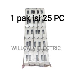 1 pack 25 PC Box MCB 1 grup out bow tempel tembok / Box tempat MCB 1 pas tempel tembok