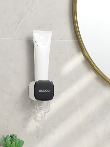Hygienic Quantitative Toothpaste Dispenser - No-Drill Wall Mounted Automatic Squeezer