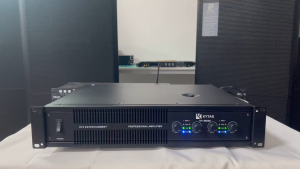 KYTAS KY-48000 Digital Toroidal Transformer Power Amplifier (2000W x 4) — Capable of driving D18/D21 subwoofers suitable for low mid and high frequencies.