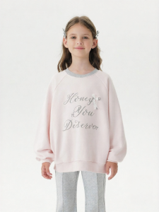 Marc&Janie | 3D Bow Letter Printed Childrens Sweatshirt
