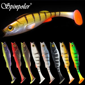 Spinpoler Soft Swimbait Shad Bait Vigour Perch 7cm 11cm 14cm UV Fishing Lure Paddle Tail Saltwater Sea Pike Trout Leurre Souple
