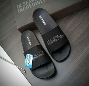 Sandal slop hitam pria terbaru l NEXOVER